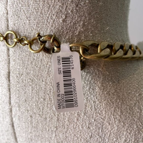 NWT J.Crew Rosette White‎ Floral Statement Necklace - Picture 7 of 10